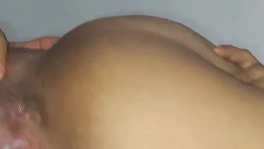 Vanessinha Got All Honeyed with Cum After Sitting on Top of Me on the Couch