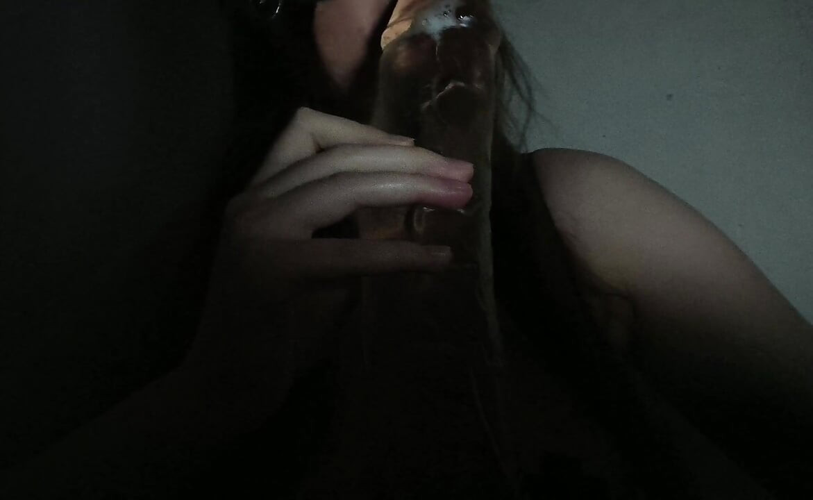 Hals, zähmende blowjob-übung