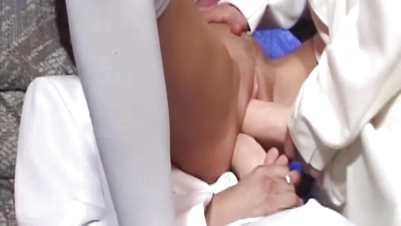Mature Blonde MILF Gets Fingered and Devours Double Dildos
