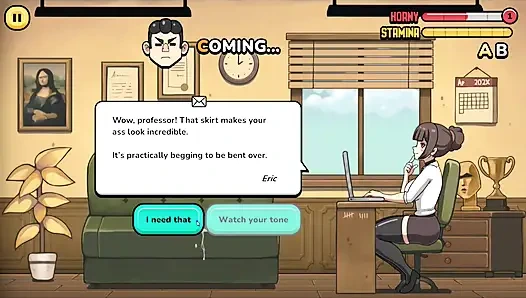 Хентай игра - проблемная студентка - задержание LVL 1 - - - Учитель-эротика