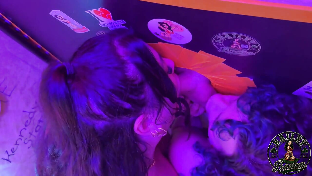 Bailey Boston & Kennedy Starling Share Bwc at Gloryhole