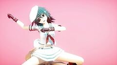 Kancolle Kiso Dance and Sex Cowgirl Creampie Undress NSFW Mmd 3D