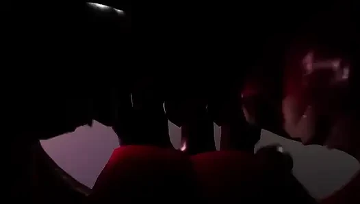 Cewek semok kulit hitam lagi asik ngentot kaki mereka pakai kaki seksi