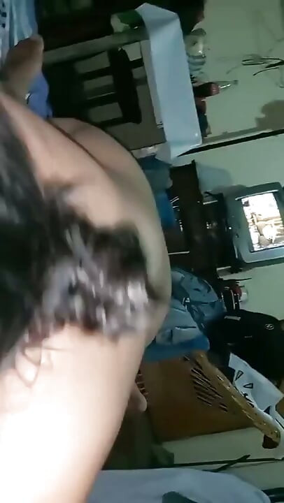 Eva nyepong kontol samael, nyepong kontol tebal