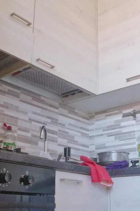 Naughty Hottie in the Kitchen