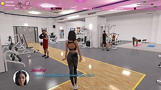 Inocencia o efectivo: dos chicas calientes entrenando en el gimnasio - episodio 10