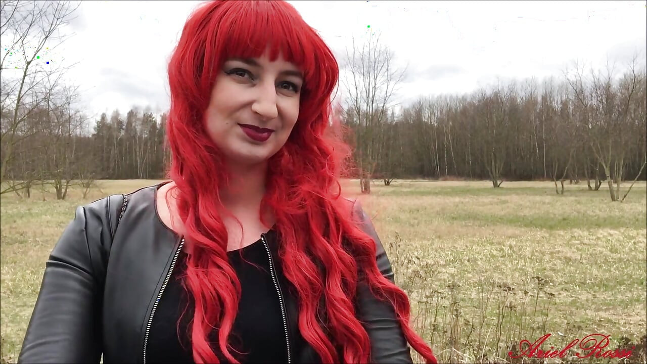 PICKING UP REDHEAD IN NATURE LEADS TO HOT AND RISKY PUSSY FUCK - ft. Ariel Rossi