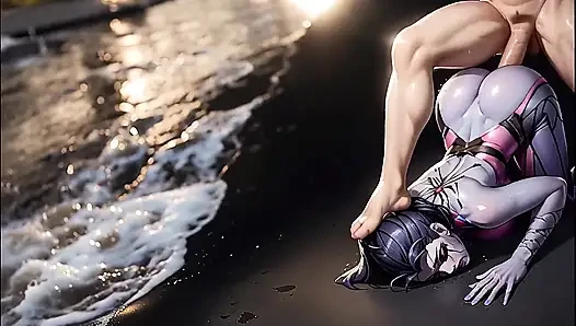 Cosplay hatun götünde büyük bir yarakla sikiliyor