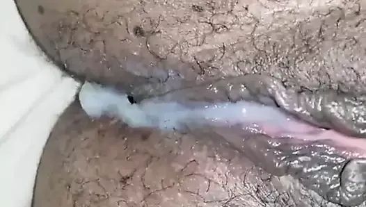 Shooting a load of balljuice in wifes slippery guts