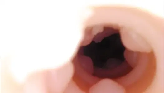 Deep inside camera closeup Annabelle creampie