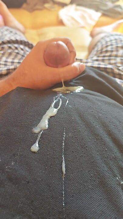 POV solo guy masturbating and torture himself till cum