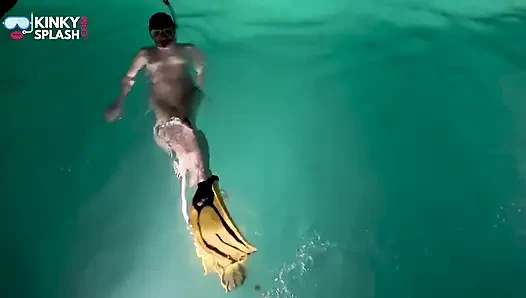 Naked Snorkel Night Slut Underwater Play