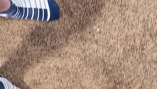 Desperate piggy gets used