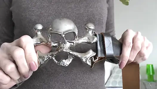 Belt Fitting in the Living Room, Part 2, Lady Victoria Valente