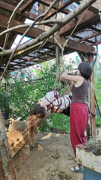 Shibari Princess Goes Outside