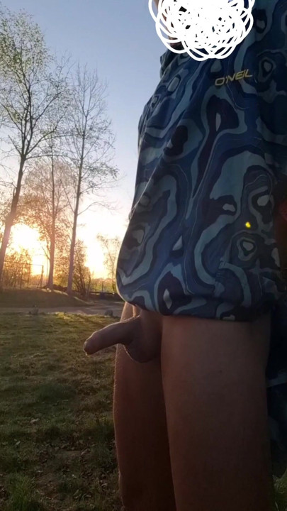 Very risky. Skinny boy publicly shows his pissing cock and cums huge | Clip 2