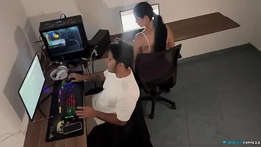 Office Sex, Lots of Squirting and Rough Sex