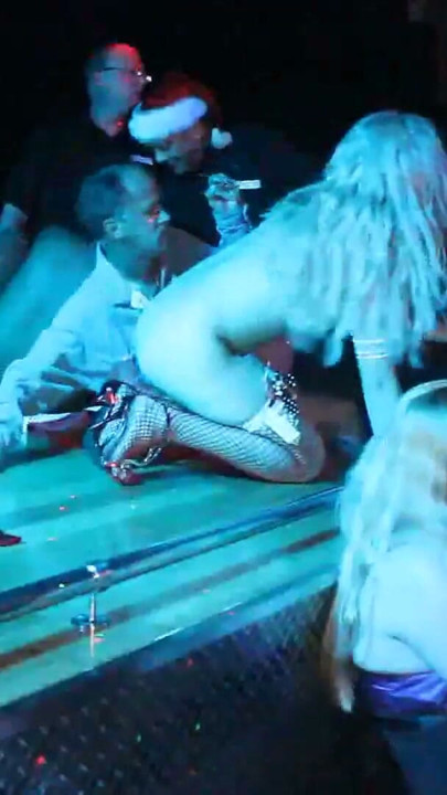 Dirty D Wild Christmas Gangbang In Strip Club | Clip 2