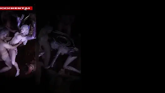 Gangbang hintern Bounce: Render ready - 3D Animation