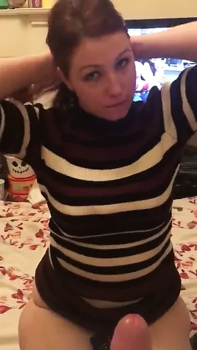 British girl sucks cock and gets a cum facial