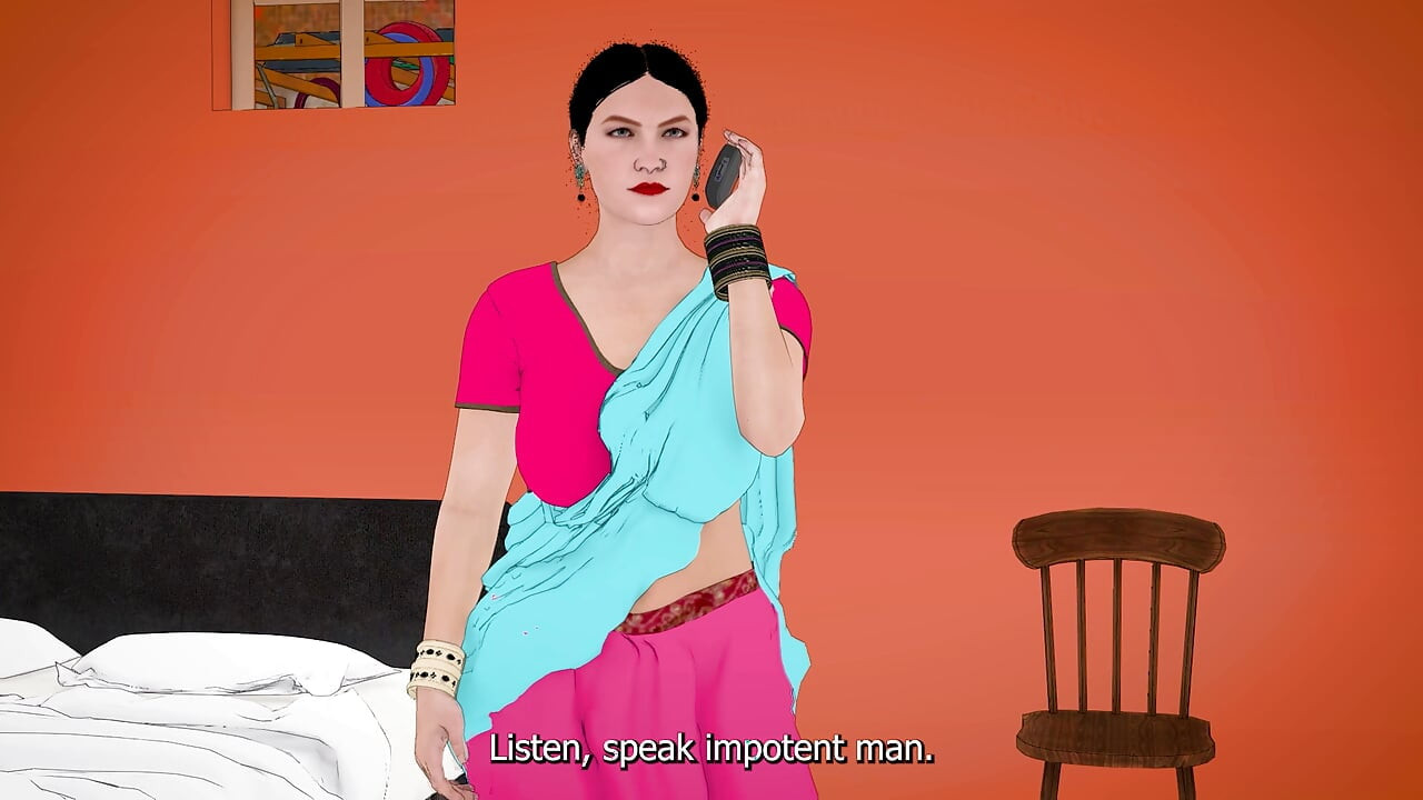 Desi Indian Savita Bhabhi and Piya Bhabhi fucked with stranger man