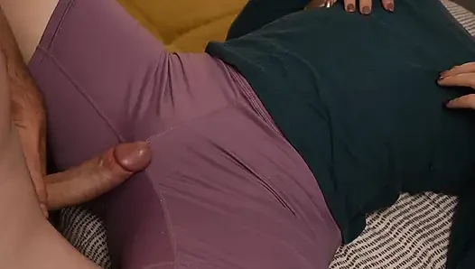 I told my stepbro he can only rub it.. he went too far