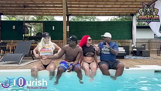 Mrflourish Podcast with Guest Roxi Keogh, Gigi Patsy and Datjguy in Florida