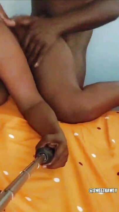 She Held Selfie Stick to Make Sure Her Big Soft Ass Is All on the Screen Fucked