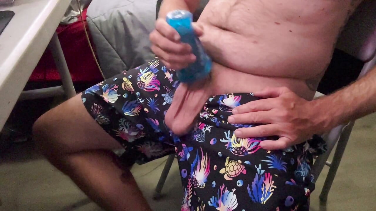 Gettin' Some Crazy Blue Fake Alien Pussy! Fucking Amazing!