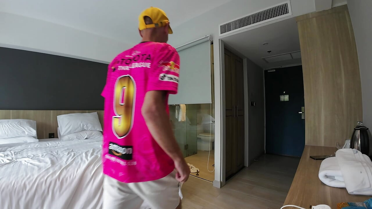 He Teasing Me with His Big Cock While I Shower