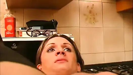 Trans woman ass fucking anal dildo penetrated
