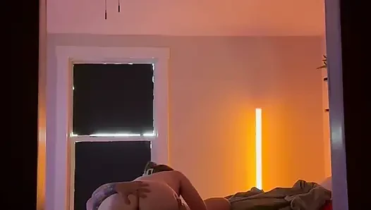 (MissAndDom) POV: You’re our Roommate and you Walked in on us Eating Each-Other out and Scissoring