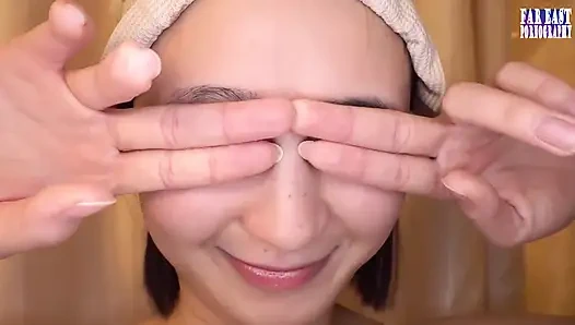 Глубокое сердце заглатывает Bliss, как она наслаждается каждой теплой каплей в двойном рту кульминации, дата -4/4