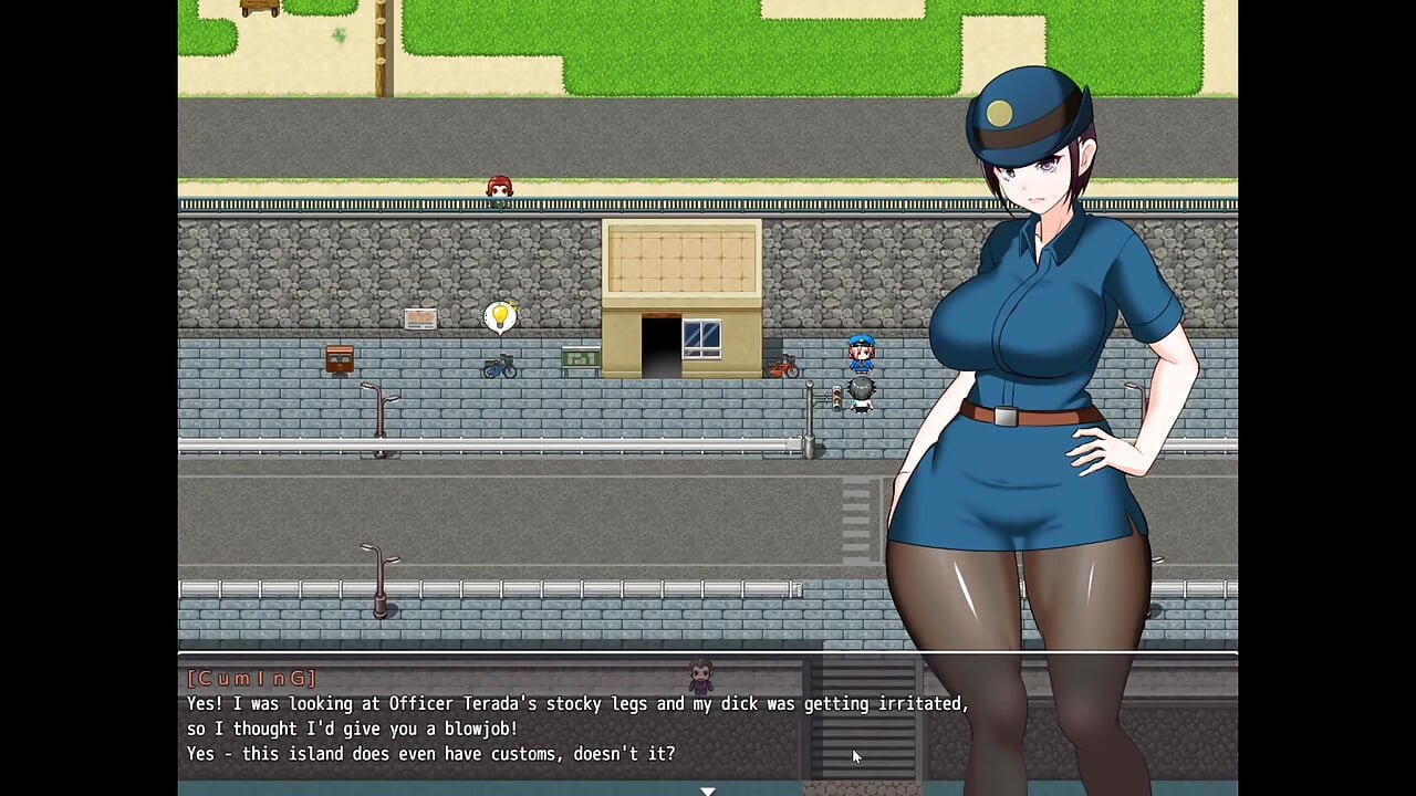 Impregnation Island Taboo Hentai Game Ep.12 Policewoman Naked and Fucked in the Street!