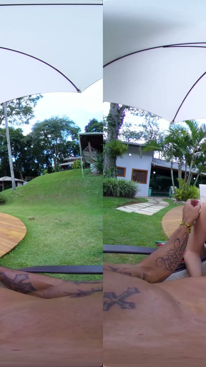 I Catch Her Sunbathing Naked & Fuck Her - Virtual Real Porn | Clip 1