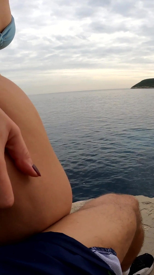 Fucking a Big Ass Spanish in Public with Sea View - Juliashadow009 | Clip 1