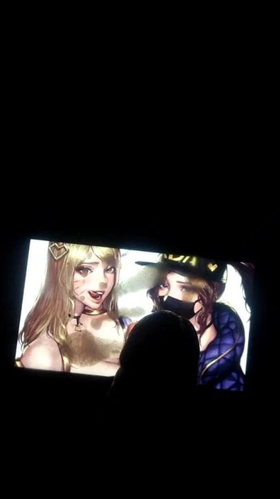 SOP Akali Ahri League of Legends CumTribute