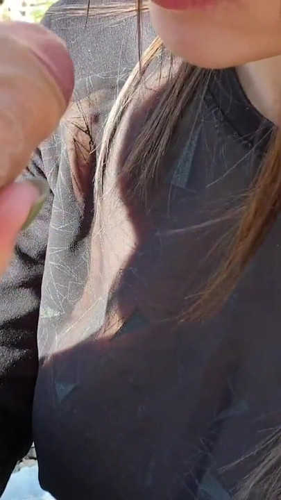 Unforgettable moment from "Blowjob in forest, swallowing my stepbrother's cum"