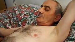 Horny old dude with a hard cock fucking an amazing French babe