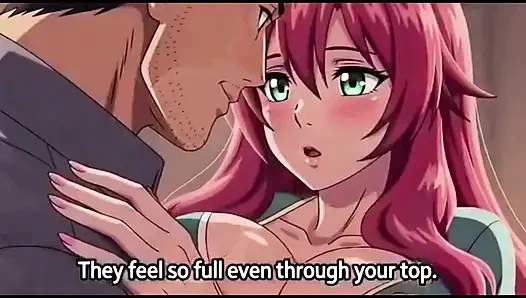 Отчим соблазнил свою молодую падчерицу большими сиськами