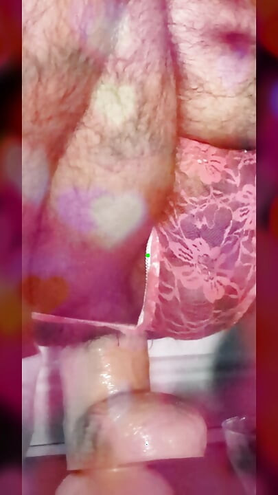 #16 - Day 5 - Riding BWC Dildo while wearing my favorite sissy underwear