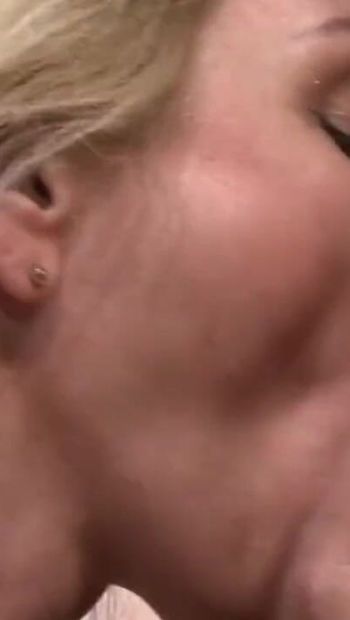 Sexy blonde milf pussy fucking pussy fingering...cum in mouth