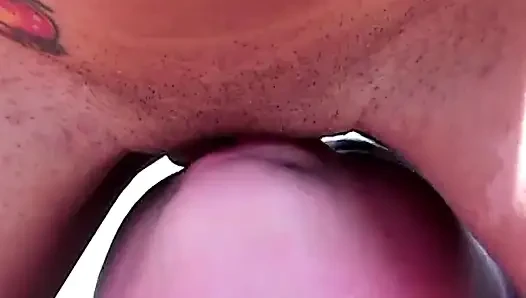 Horny babes tongue fucking their tight twats by the swimming pool
