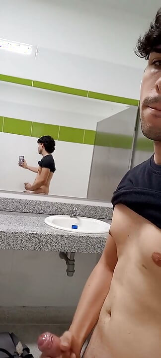 Fetish Bathroom Golden Rain Shower Cum
