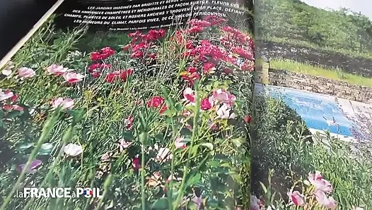 Sexy brünette hat heißen sex mit geilem typen, während ehemann zuschaut