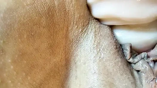 Mature bitch-wife Aimee and Giant Dildo (marital lyrics, hot & funny mature toy-testing)