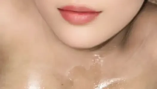 horny Stepmother jerks her dick to her big, soft, delicious breasts