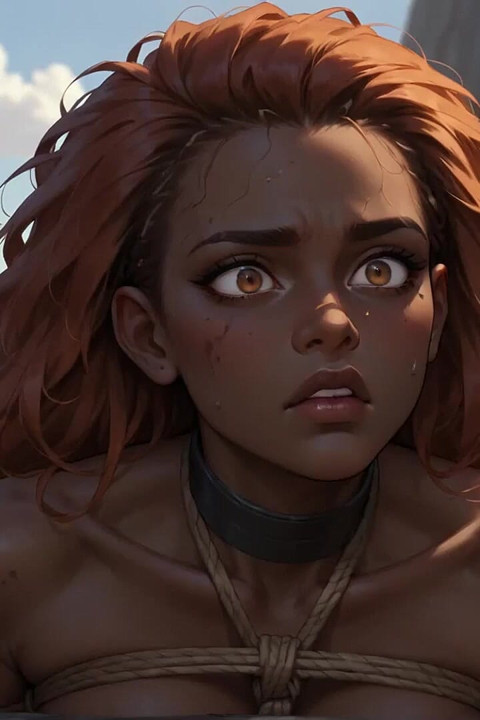 Red-hot, Ebony XXX Porn Featuring the Dark-hued Queen's Waterfall Oral Seduction.