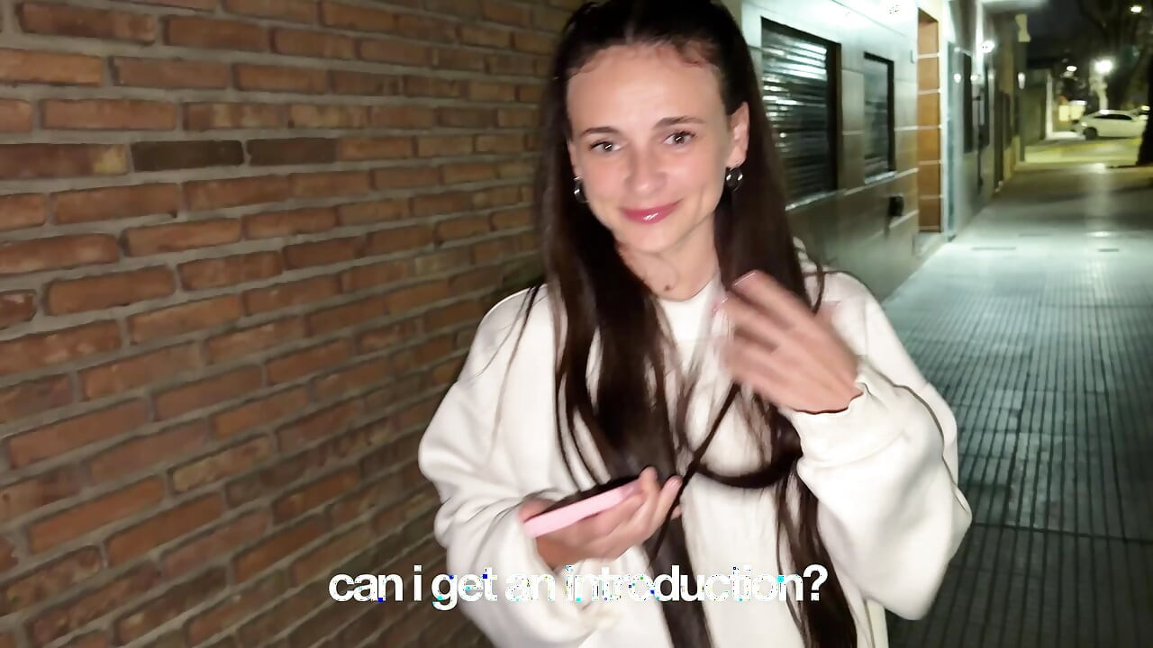 when a stranger offered her reward at night, she quickly took off her panties and spread her legs