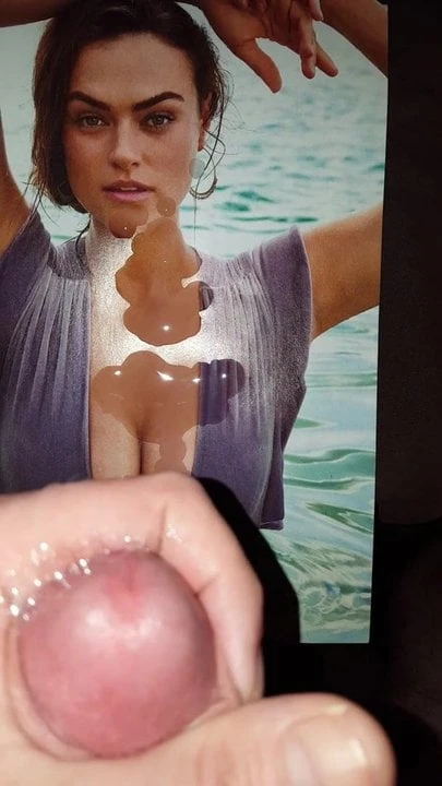 Cum tribute SI swimsuit model